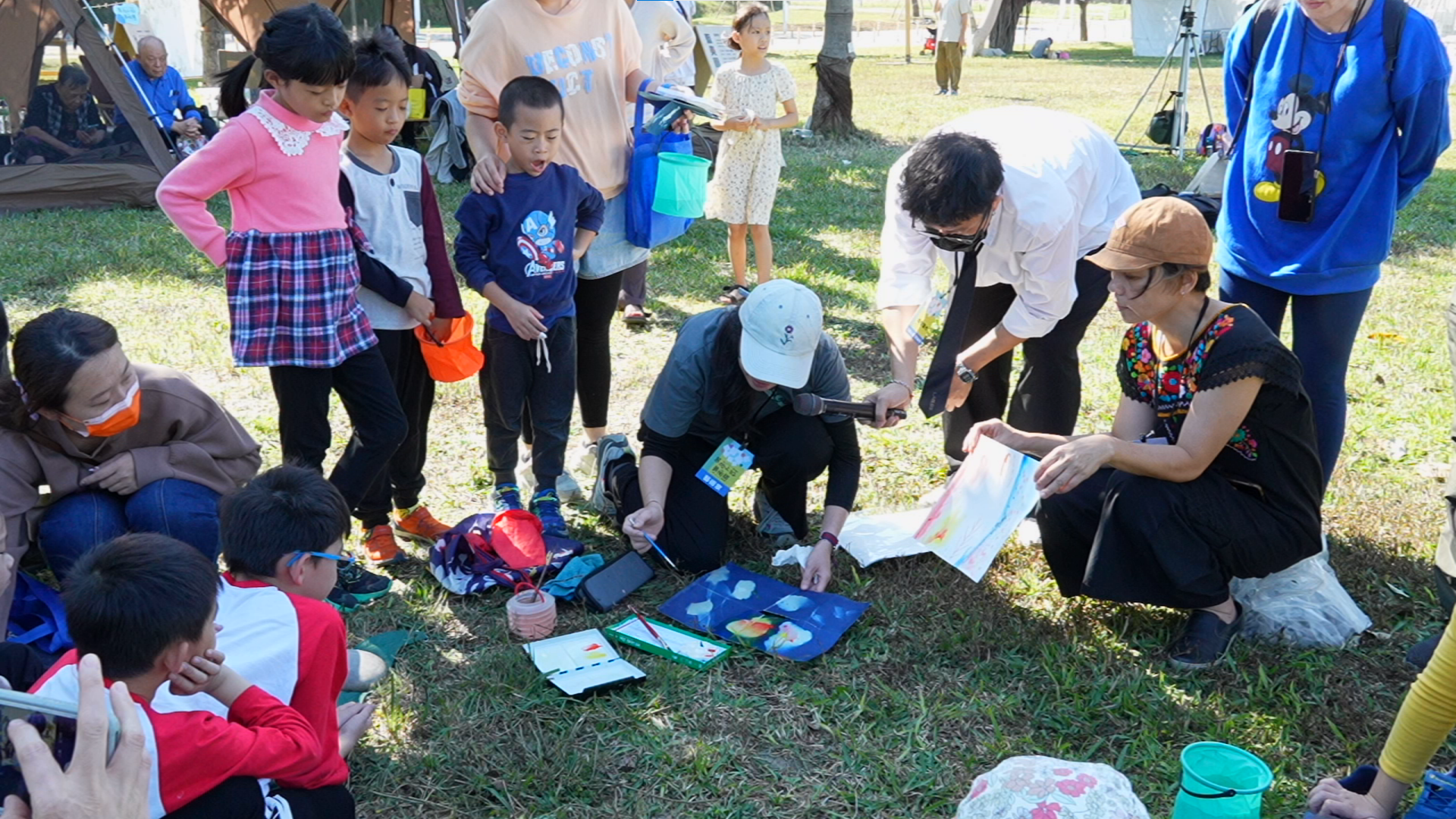 中央公園變身藝術教室　邀民眾共享創作樂趣