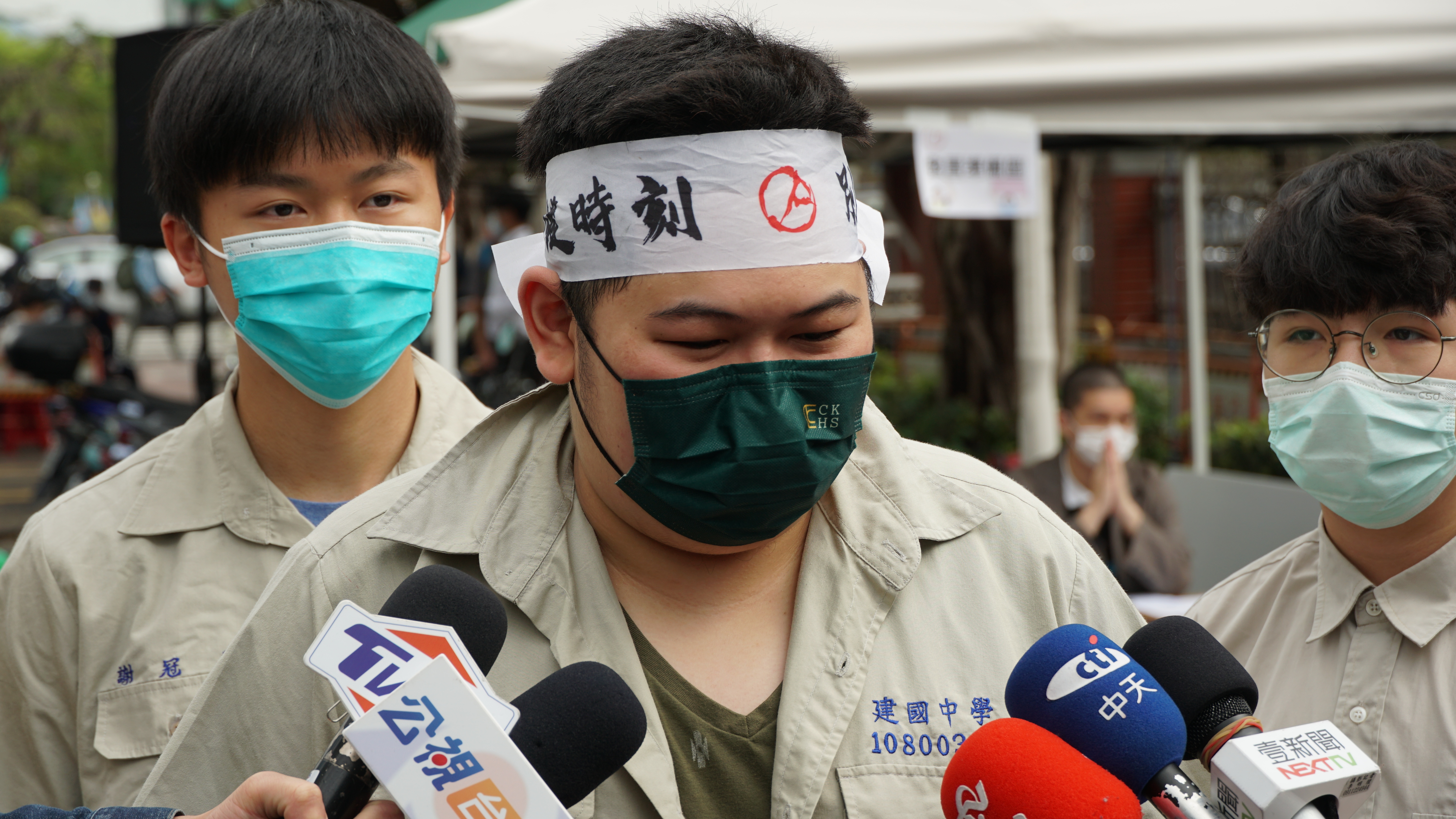 游博安分享，高中參與公民權議題集會的經驗，是促使他未來參與公共事務的重要啟蒙。　圖／游博安提供