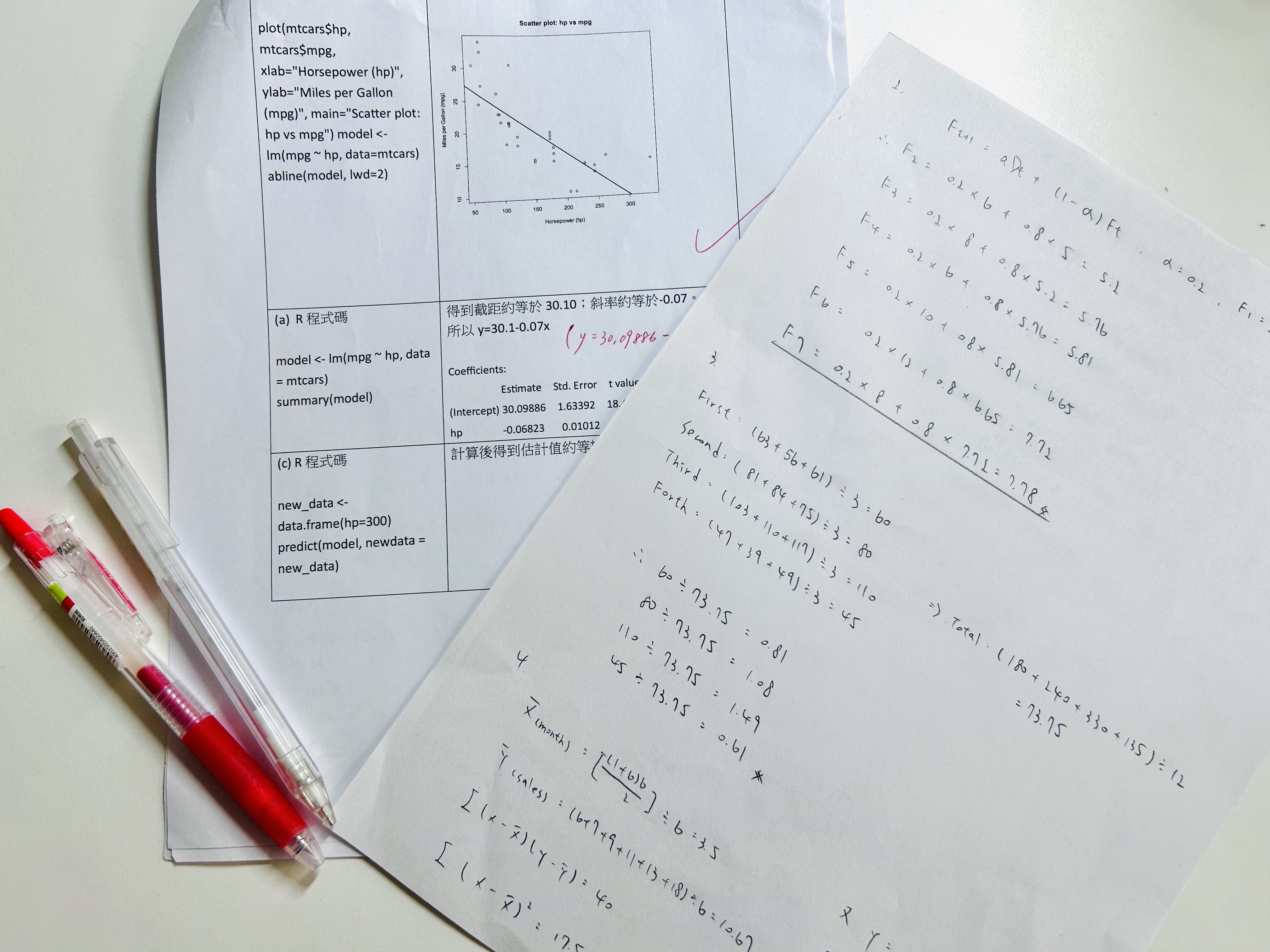 就讀政大企業管理學系的鐘文廷分享，「營運與供應鏈管理」為系上的必修課程，教授的上課投影片和考試皆為全英文。　圖／熊子萱攝